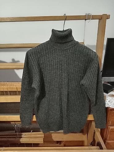 mona torba nova: SUPER POVOLJNO! NOVA ženska rebrasta rolka tamno sive boje, vel. M-L — 5