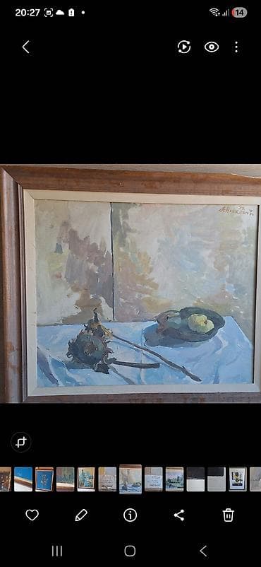 Antique Art Painting: Dogovor dela – ulja na platnu, autor: Nikolić Dobrijvoje - Naslovi — 1