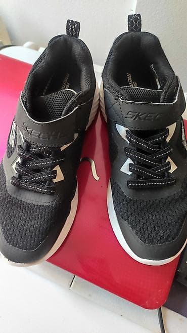 saucony patike iskustva: Skechers dečije patike – crno‑bele - Model sa elastičnim pertlama i — 3