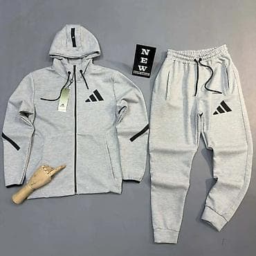 Men's Clothing: Set, S, Adidas, color - White, Cotton — 5