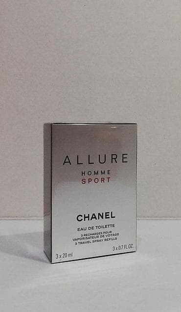 CHANEL ALLURE HOMME SPORT EDT 60ML (3X20ML) REFILLS | Chanel Allure