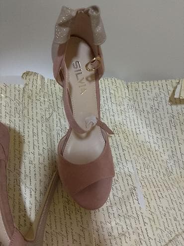 Pumps: Stileto potpetice,rose boja,Novo,velicina 40.Cena 1400 — 4