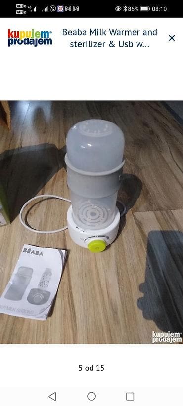 stitch sat za decu: BEABA Babymilk Second – grejač flašica i sterilizator - — 5