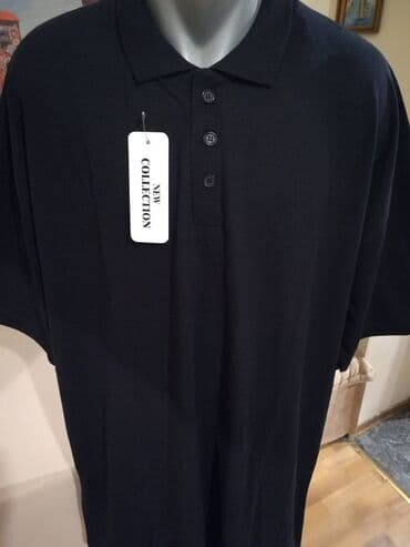 Majice: Majica na kratke rukave, 5XL (EU 62), bоја - Tamnoplava, Pamuk — 2