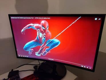 slavina sa protocnim bojlerom: Samsung zakrivljeni monitor 27" Prodajem monitor Samsung, 27" FHD — 2