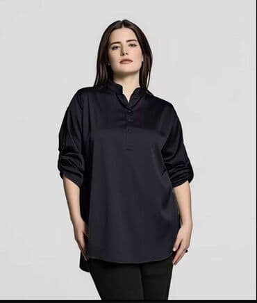 sive pantalone i bela kosulja: Kosuljica 
2200din 
XXXXL — 4