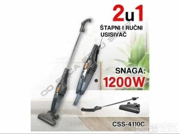 bela tehnika i kucni aparati: Usisivac 2u1 Cena 4100 Snaga 1200W Kapacitet posude 1,5l. HEPA — 1