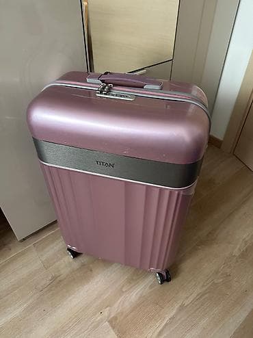 deciji koferi za putovanja: TITAN WILD ROSE. Veliki Putni kofer. Veličine L, dimenzije — 4