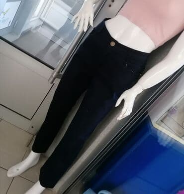 push up pantalone: L (EU 40), Visok struk, Ravne nogavice — 8