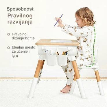 Setovi stolova i stolica: BBO SET DEČIJI STO I STOLICA – NATUR Šifra proizvoda: 533.920285-80 — 4