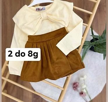 Dečiji kompleti odeće – više modela i uzrasta 1) Elegantni dvodelni