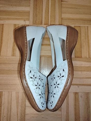 baletanke 41: Kožne baletanke/papuče Rieker ug 25cm - Gornjište: prirodna koža sa — 2