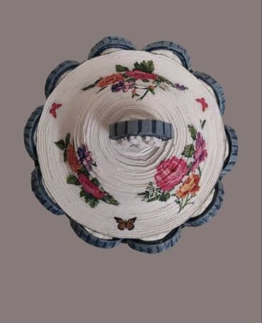 Home & Garden: Dekorativna cinija za bombone od papira, rucni rad Dimenzije precnik — 4