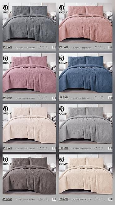 dimenzije table za kos: Bloomy prekrivač za krevet - Dimenzija: 150 x 200 cm i 200x220 - — 2