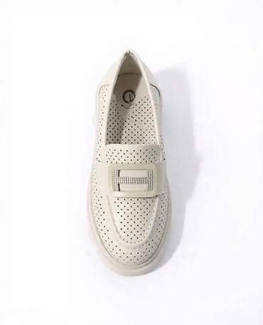 tommy hilfiger mokasine: Ženske mokasine u bež/ekru nijansi sa perforacijama za dodatnu — 1