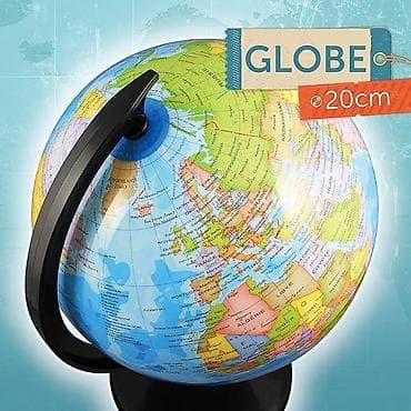 papuče za more: Globus 20 cm 106227 Buki – edukativna igračka Edukativni globus — 2