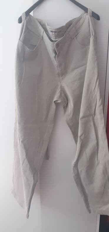 ženske pantalone za punije: Trousers, L (EU 52), Mayer, color - Beige — 1