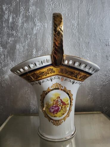 pepco korpa za voce: Vaza,korpa nova vintaz Lordshade porcelan. Perfektan profesionalni — 2