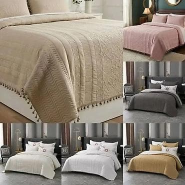 bela posteljina: Cotex Home prekrivač za krevet – komplet posteljine 6 delova — 2