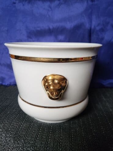 porcelanske solje za caj: Saksija nova Vohenstrauss J.Seltmann Bavaria. 1950g +. Porcelanska — 6