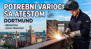 pomoc u kuci novi beograd: Potrebni varioci sa atestom za dugotrajan i siguran posao u Dortmundu — 1