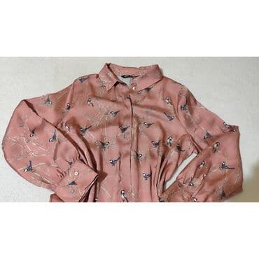 kupaći novi sad: Zara, L, Saten, Sa ilustracijom, bоја - Roze — 5