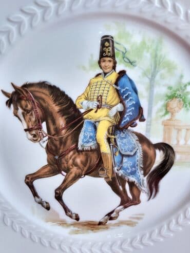 držač za mirisne štapiće: Tanjir nov za zid 1940g+ Bavaria Tirschenreith porcelan. Tanjir bes — 3