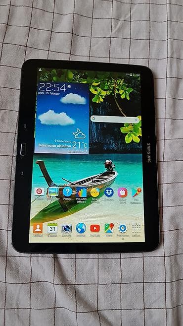polovni laptopovi do 100 evra: Samsung Galaxy Tab (serija Tab 3/Tab 4 – 10.1") — crni - Ekran: 10.1 — 5