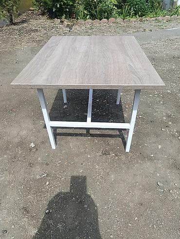 klub stolovi forma ideale cene: Klub sto sa metalnim ramom - Dimenzije približno: 60 x 60 cm — 6