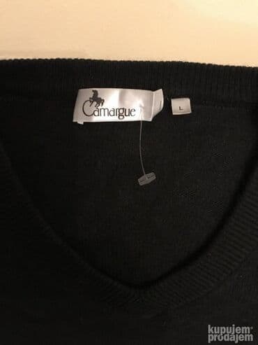 Sportswear: Original Camargue dzemper L Tanak crna boja. 75% Silk ( svila ) — 2