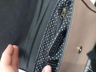 mona torbica crna: Sinsay ženska crossbody torba - Model: polukružna torbica sa — 2