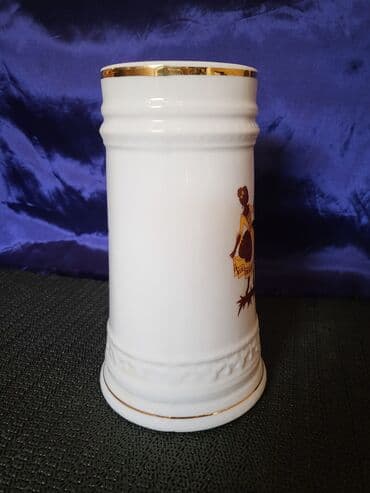 jelen pivo krigla: Krigla 1 nova Zajecar porcelan 70te. Krigla Zajecar porcelan — 2