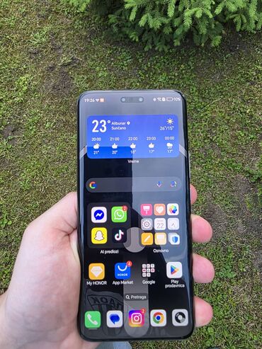 mala ta pec: Honor Magic 5 Pro, bоја - Siva, Otisak prsta — 1