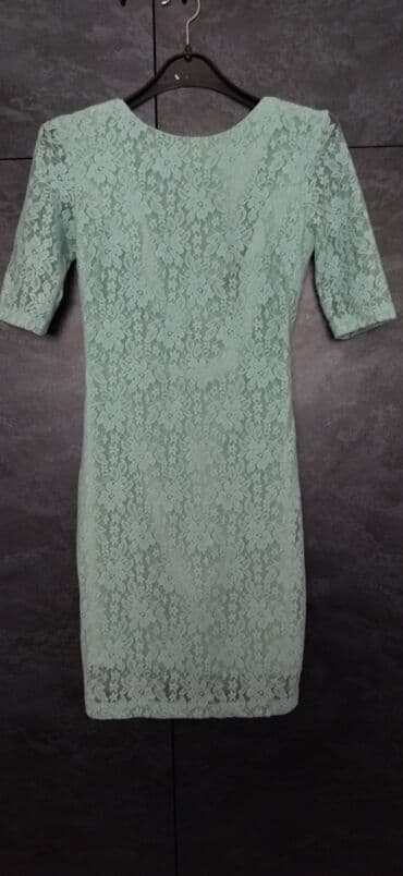haljine secene ispod grudi: XS (EU 34), color - Turquoise, Evening, Other sleeves — 2