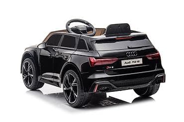 Children's Electric Cars: Audi RS6 Licencirani – Crni (Šifra proizvoda: 1) Moderan i sportski — 1
