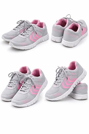 Ženske sportske patike – sivo/roze. Par puta nošene, bukvalno nove