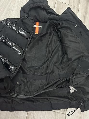 pilot jakne: Ellesse zimska jakna, veličina L - Boja: crna, kombinacija mat i — 5