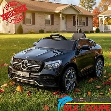 Children's Electric Cars: Mercedes GLC Coupe – Licencirani džip na akumulator (crna boja) Šifra — 4