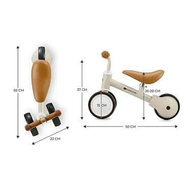 guralica za prohodavanje: KINDERKRAFT Bicikl Guralica CUTIE LIGHT BEIGE – lagana guralica za — 3