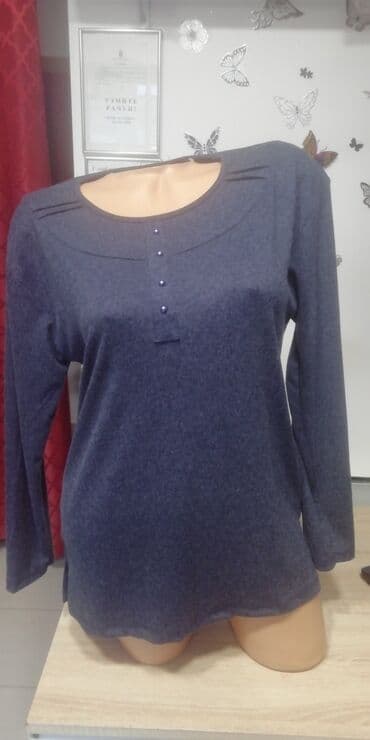 Košulje, bluze i tunike: Zenske bluze pamuk likra vel. L. Xl 2xl. cena 1390 din Odmah — 5