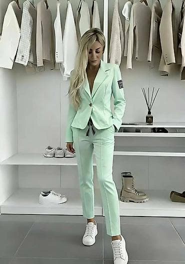 patike cipele: Ženski komplet sako + pantalone - Moderan, lagan komplet u više boja — 5