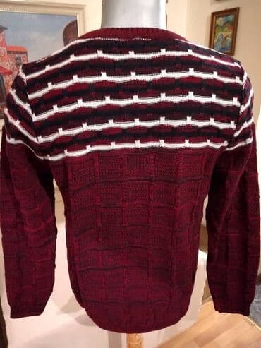 tommy hilfiger нови сад – слике: Džemper, M (EU 50), bоја - Bordo, Akril — 5