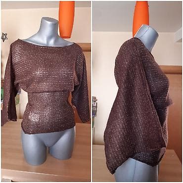 armani code zenski: Kikiriki ženski džemper/bluza sa šišmiš rukavima - Veličina: odgovara — 2