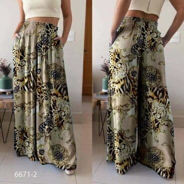 pantalone versace: Regular rise, Palazzo — 11