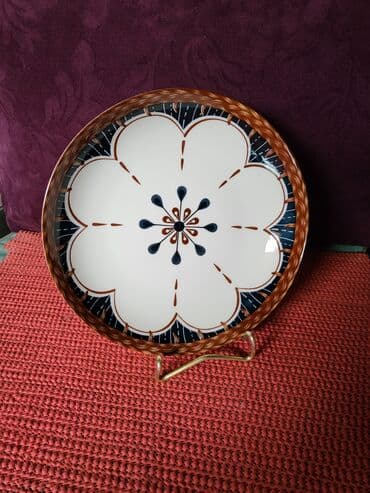 porcelanske solje za caj: Tanjir vintaz porcelanski. Perfektan tanjir univerzalni. polu - — 1