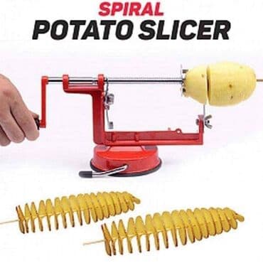 CENA 1750 din Aparat Za Spiralno Secenje Krompira Napravite na lalafo.rs CENA 1750 din Aparat Za Spiralno Secenje Krompira Napravite