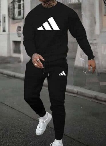 Sweatshirts: Set, 2XL, L, M, Puma, color - Black, Cotton — 5