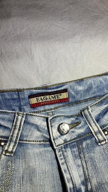 Suknje: Džins mini suknja EAGAME – svetloplava isprana nijansa - Klasik pet — 3