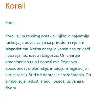 medicinske minduse: Naušnice s crvenim koralom – viseći model - Materijal — 5