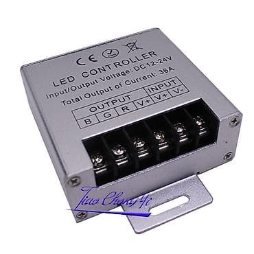 RGB Led kontroler 36A-360W sa daljincem RGB LED kontroler 432W Napon